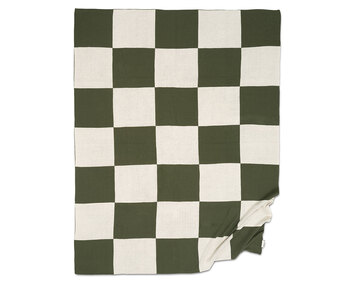 Square pläd från Classic Collection i färg grön