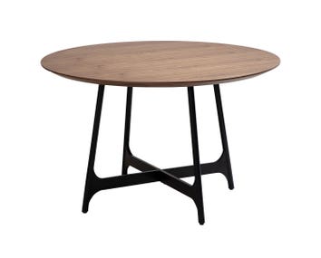 Ooid Matbord Runt Valnöt