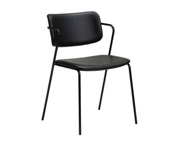 Zed Stol Svart Konstläder