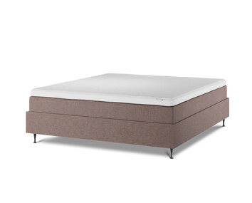 Family Aktiv Kontinentalsäng 180x200 med förvaring i tyget Osby Gråbeige