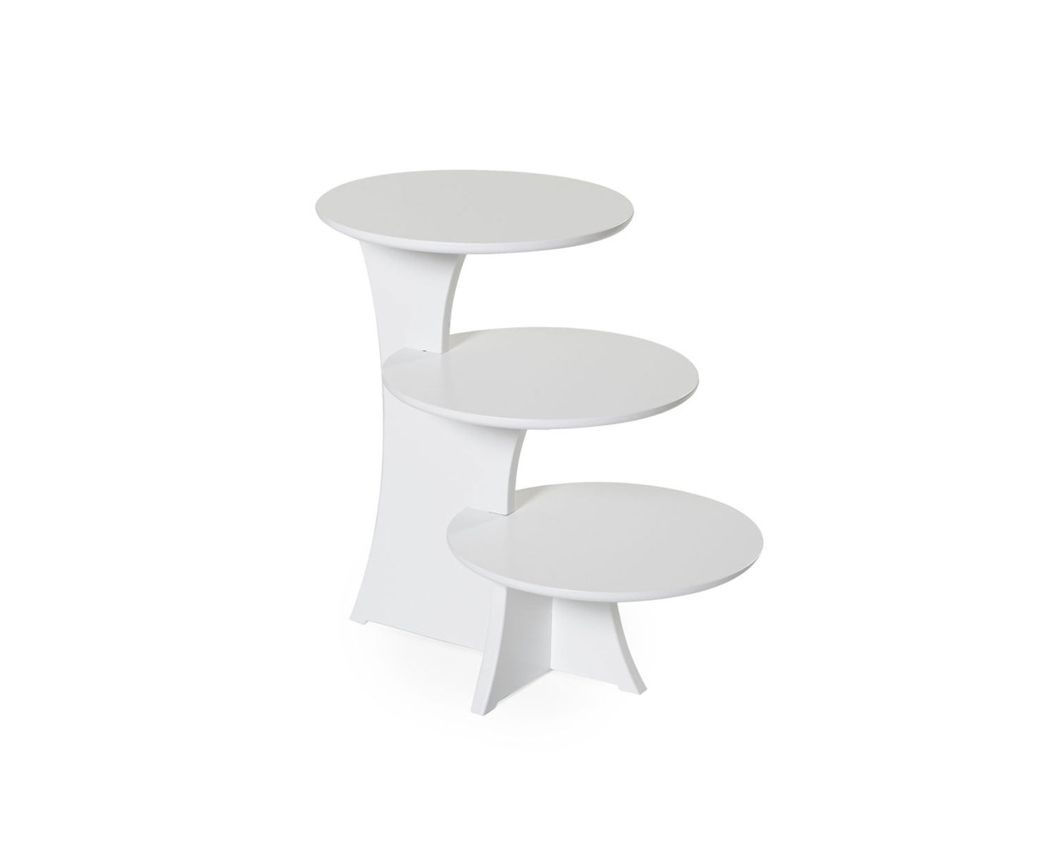 Etapp Sidobord Vitlackad Ek