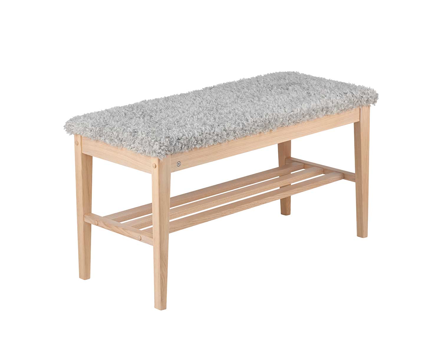 Oscarssons-Mobel-Nadja-Bench-90-White-Oil-Oak-Light-Grey-Sheepskinlook