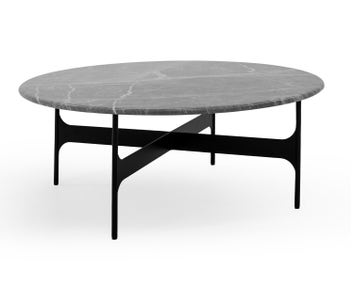 Floema Soffbord 85 Runt Grå Marmor