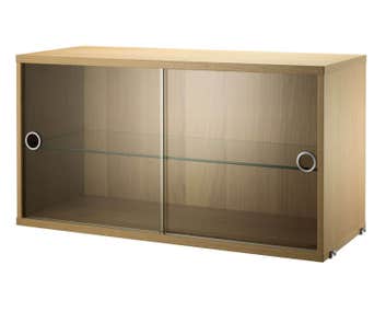String Vitrinskåp 78x30 Ek