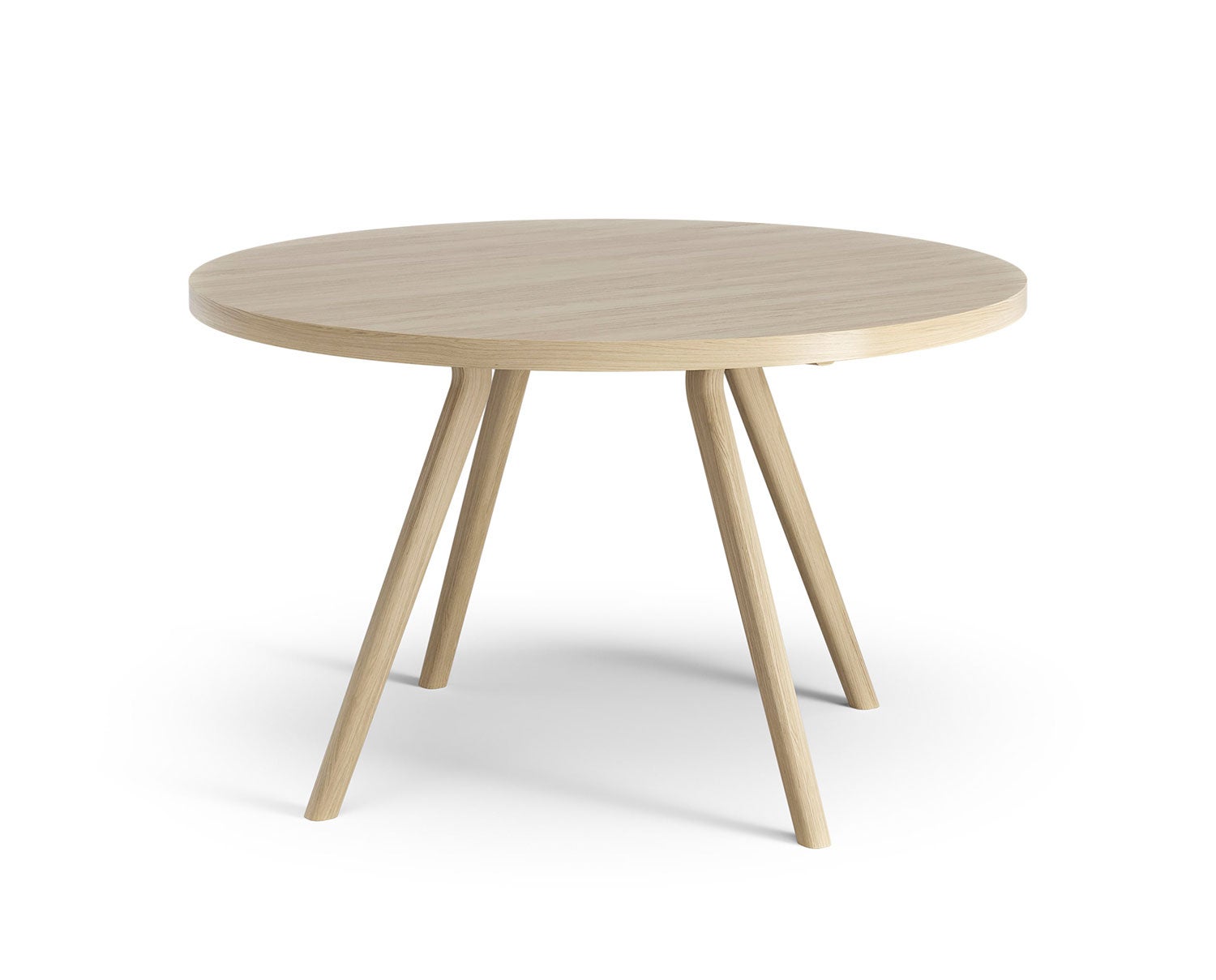 Swedese-Bespoke-Angle-Table-D120-Varnished-Oak