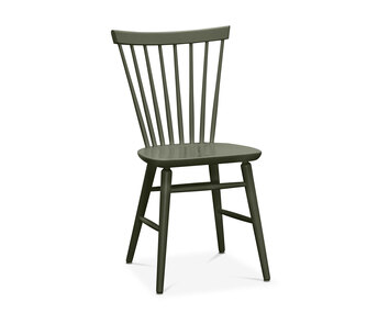 Florida Pinnstol i björk i färgen Wigellsgrön