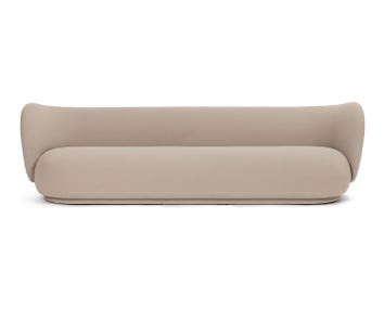 Rico Soffa 4-sits i tyget Grain Cashmere