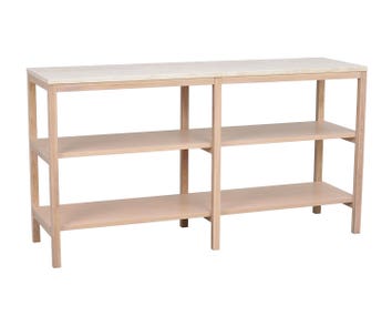 Orwel Avlastningsbord 75 Vitpigmenterad Ek