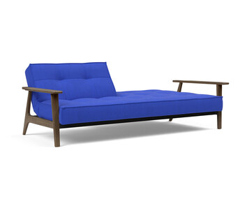 Splitback Frej Bäddsoffa Rökt Ek i tyget 512 Elegance Ultramarine