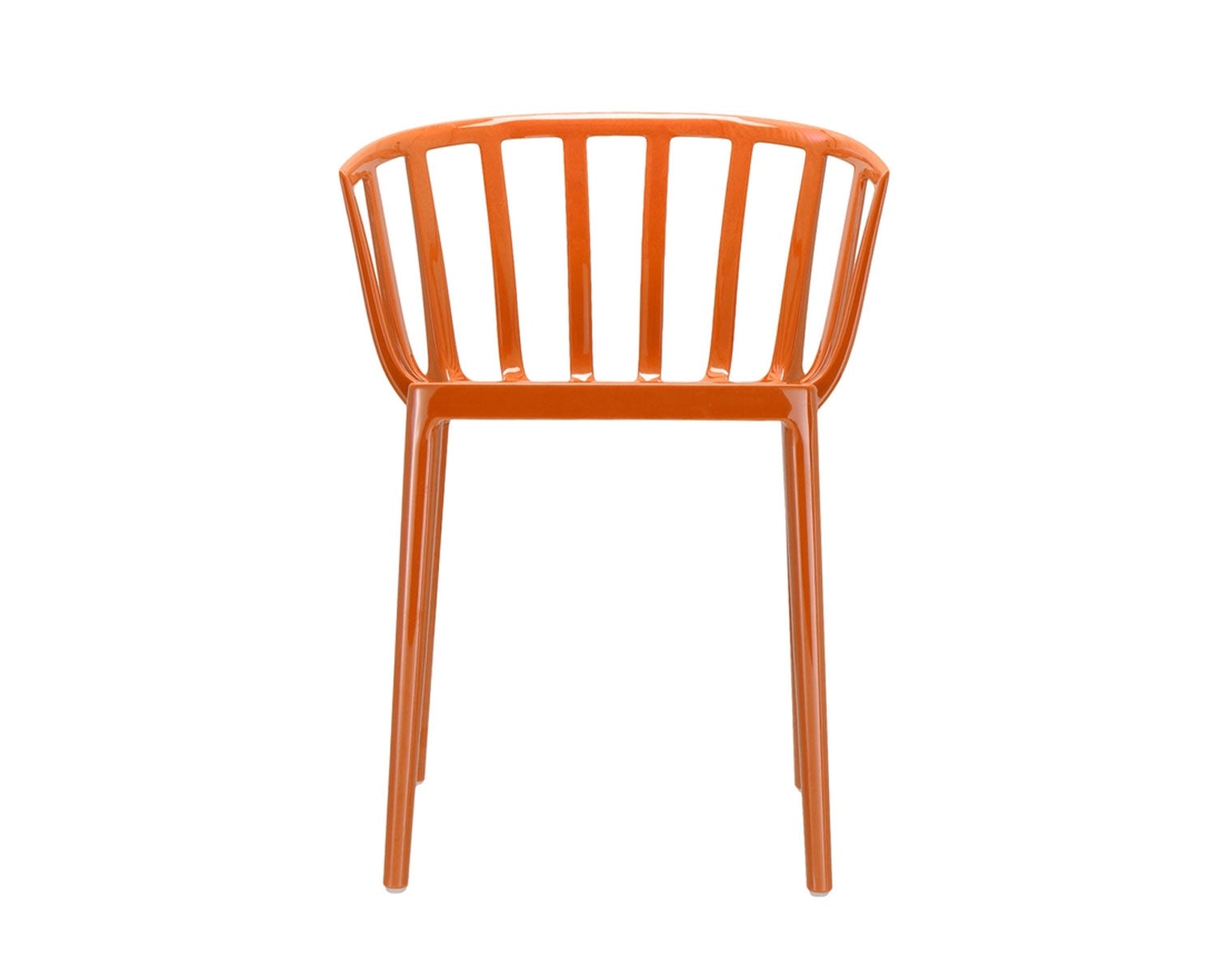 Kartell-Venice-Chair-Glossy-Rust-Orange-1