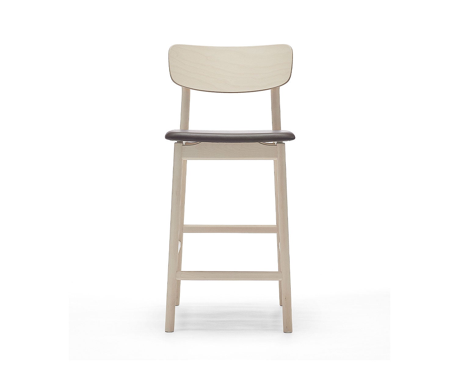 Stolab-Prima-Vista-Barstool-H65-Bright-Matt-Lacquer-Elmosoft-93129-Brown