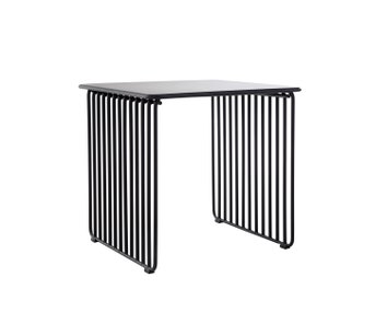 BARR Kvadratbord med Pall Svart