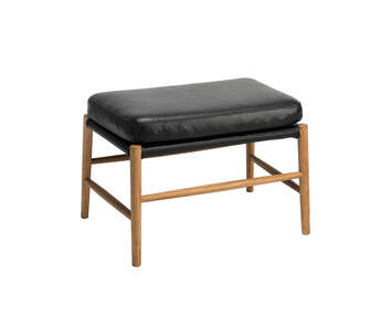 Bremen Pall i Oljad ek och Svart läder från Hansk.