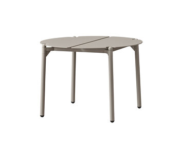 Novo Loungebord i diameter 50 i färgen Taupe