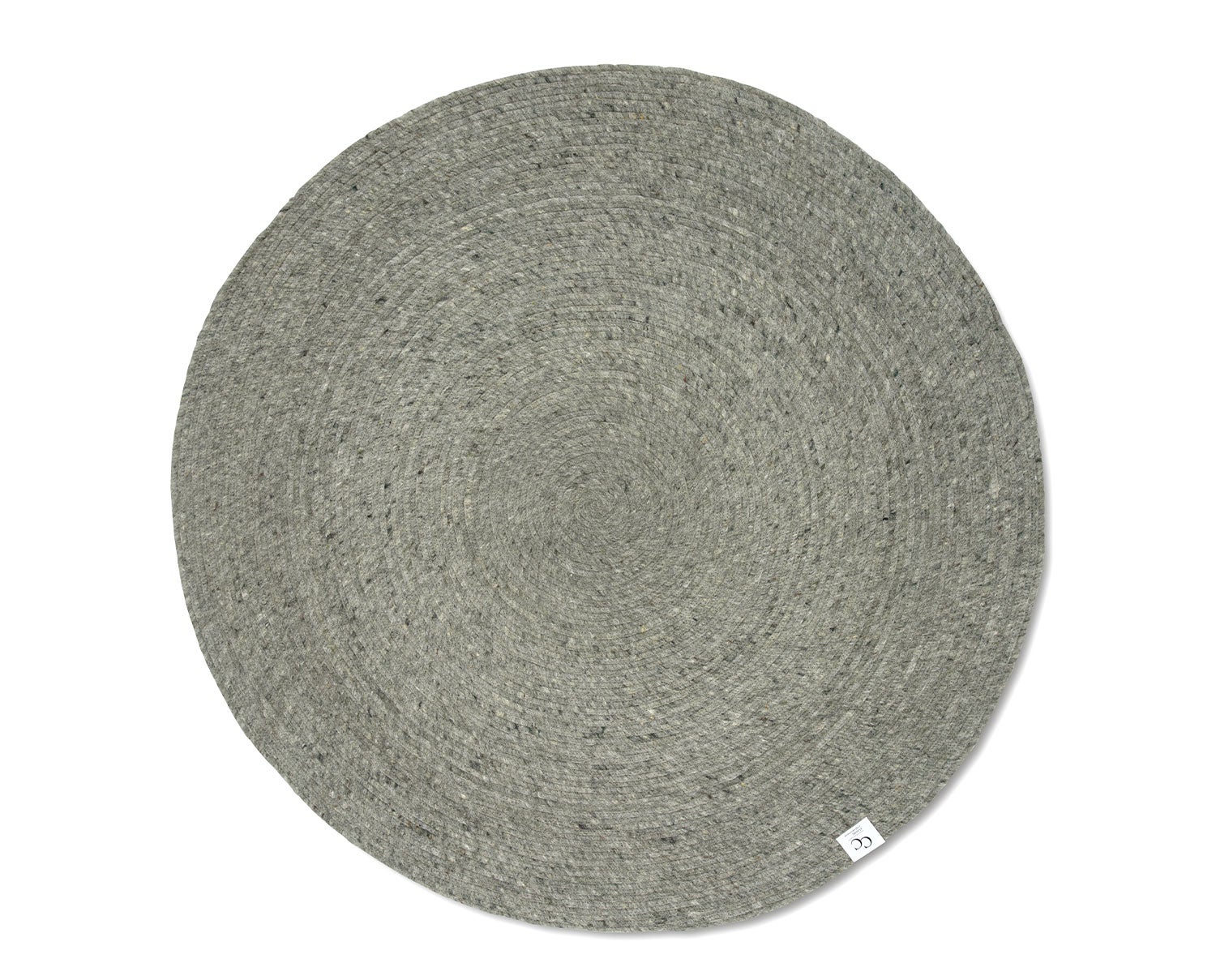 Merino rund matta Grön. 