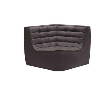 N701 Soffa Hörn Tyg Dark Grey
