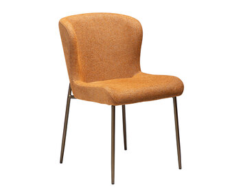 Glam-Chair-Pumpkin-Spice-Boucle-Antique-Brass-Legs