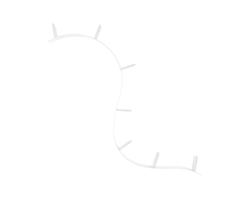 Bookworm bokhylla 7 Vit