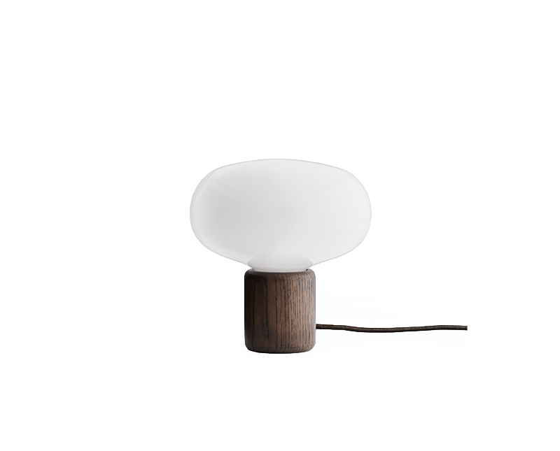 Karl-Johan bordslampa Rökt Ek