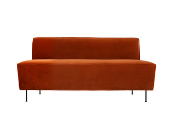 Modern Line diningsoffa, tyg Velluto 641