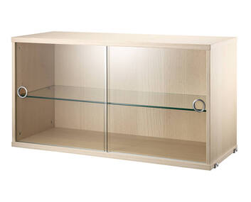 String Vitrinskåp 78x30 Ask