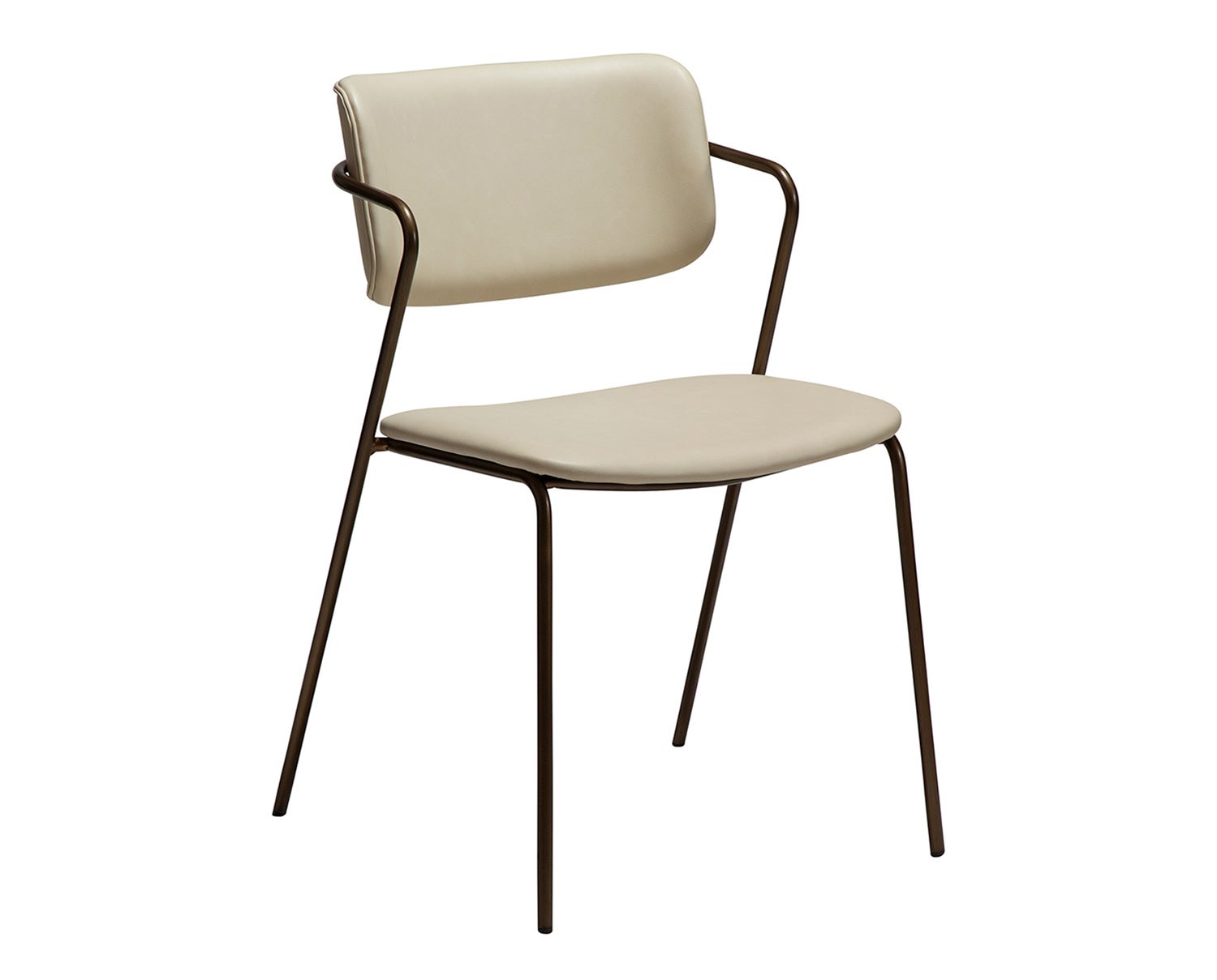 zed-chair-frosted-almond-faux-leather-w-antique-brass-metal-legs_100103115-01-main