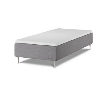 Family Start Ramsäng 90x200 i tyget Finja Ljusgrå