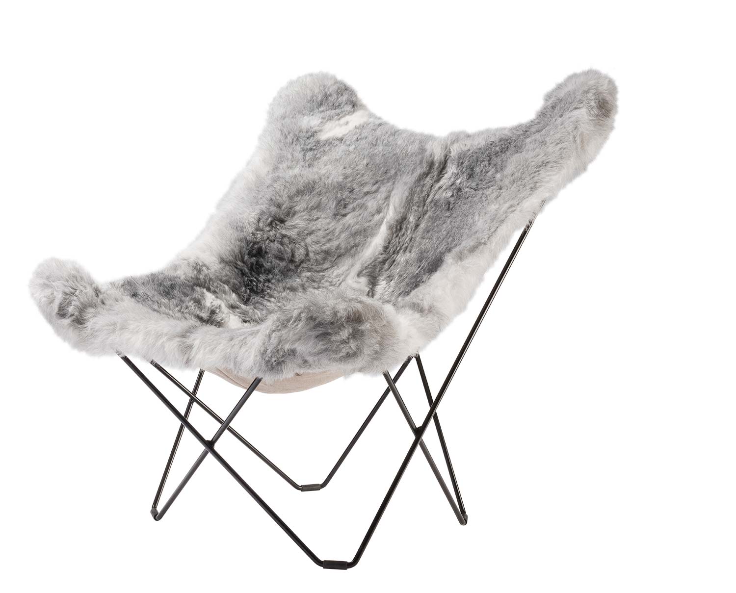 Iceland Mariposa Fåtölj Shorn Grey Black