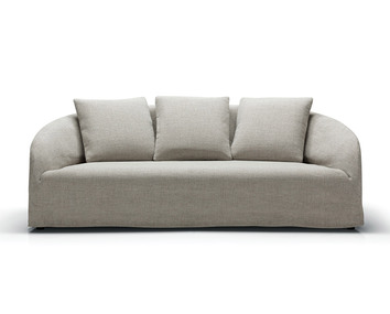 Dahlia 3-sits soffa, tyg Pine 2 grey beige