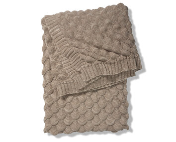 Gems pläd taupe från Classic Collcetion