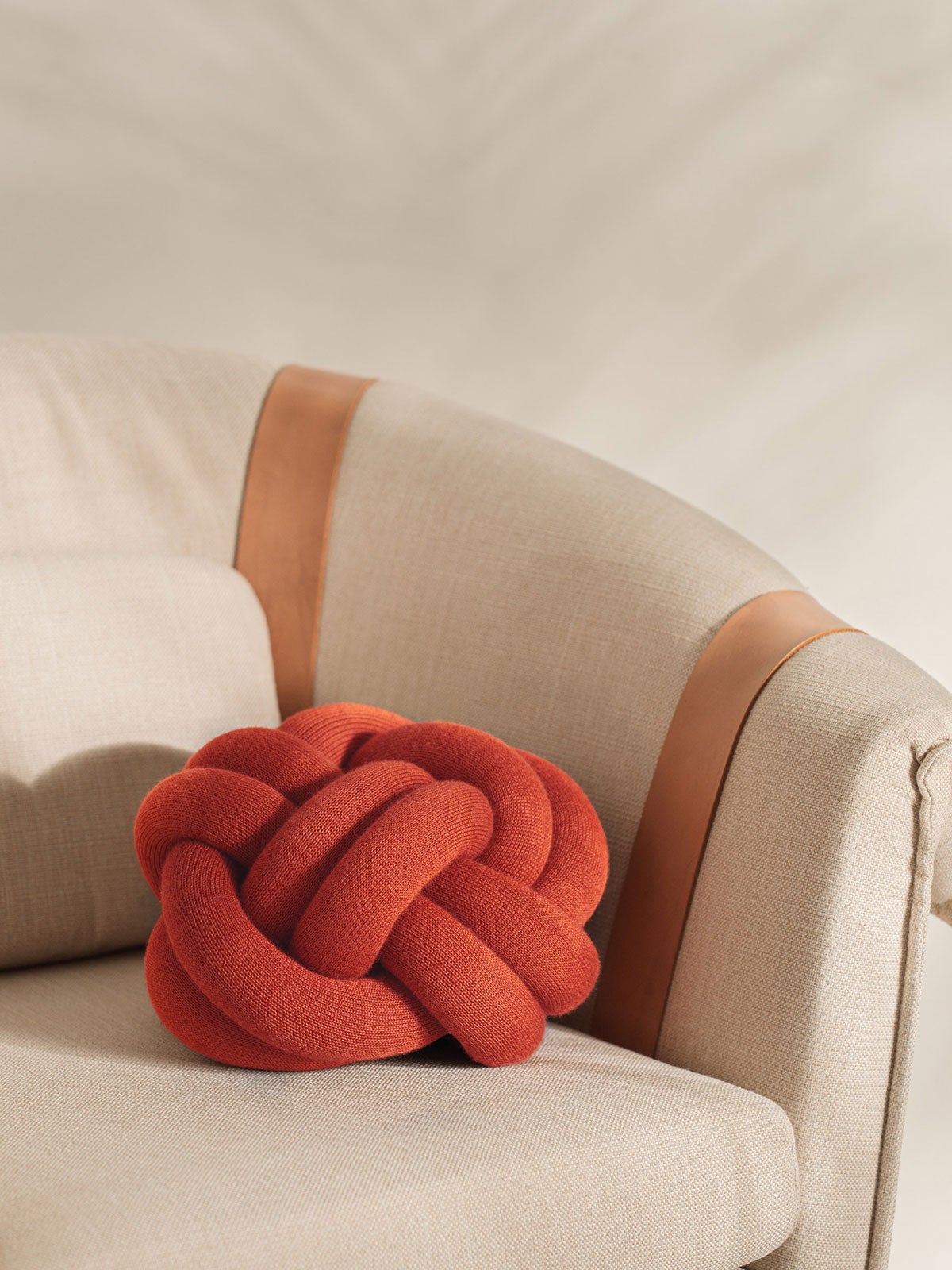 Design-House-Stockholm-Knot-Cushion-Orange-Red-Lifestyle