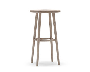 Miss Button Barpall Höjd 78 centimeter Vitoljad Ek