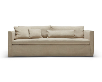 Lill 3-sits i tyg Caleido 3899 Beige