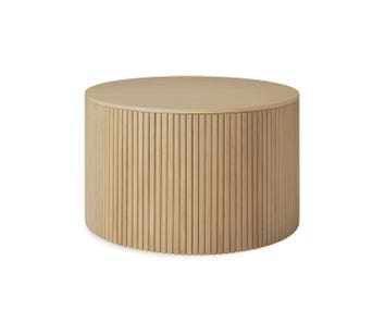 Roller Max Soffbord i diameter 60 centimeter i hårdvaxoljad ek