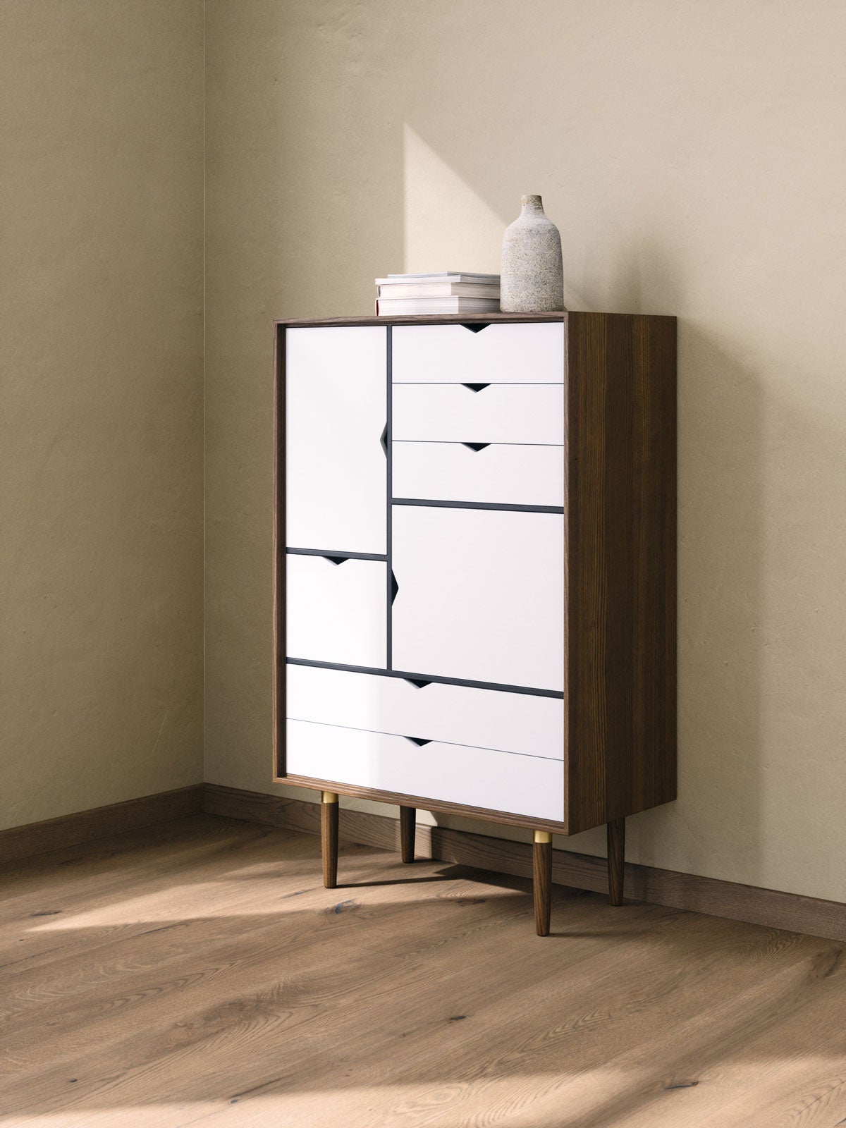 S5 Skåp i rökt ek/ alpino från Andersen Furniture