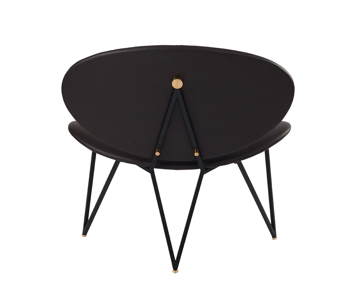 Semper Loungefåtölj | Svart/ Javabrun