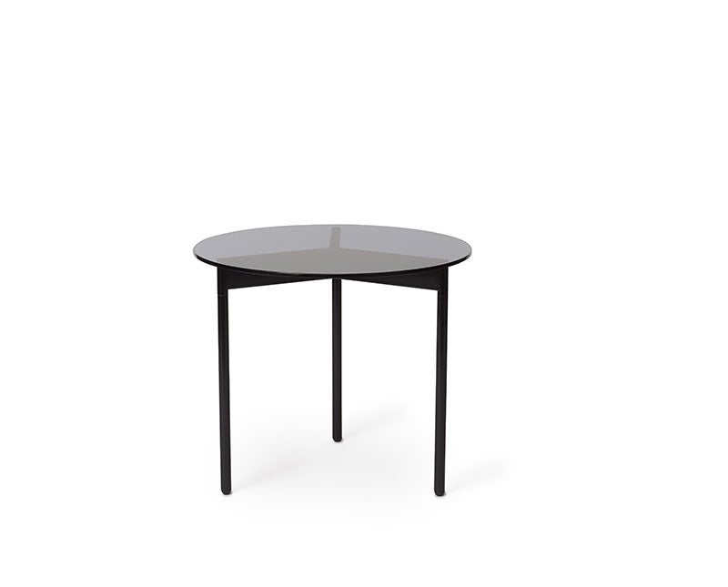 fromabove-sidetable-steel-black-greyglass-52cm-warm-nordic
