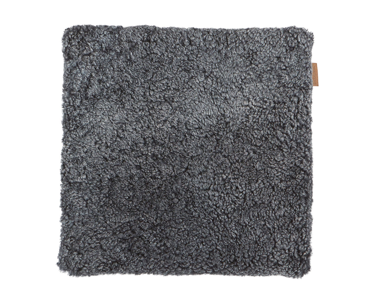 Jill stolsdyna vadderad 40x40 cm i färg svartgrafit från Shepherd