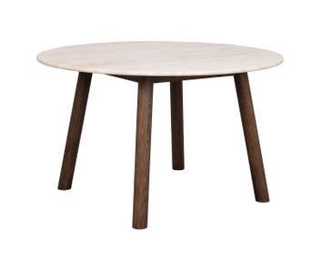 Taransay-Matbord-Travertin-Brun-Ek