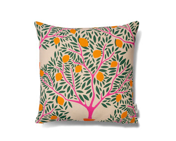 Lemon Garden kuddfodral i färg grön från Classic Collection
