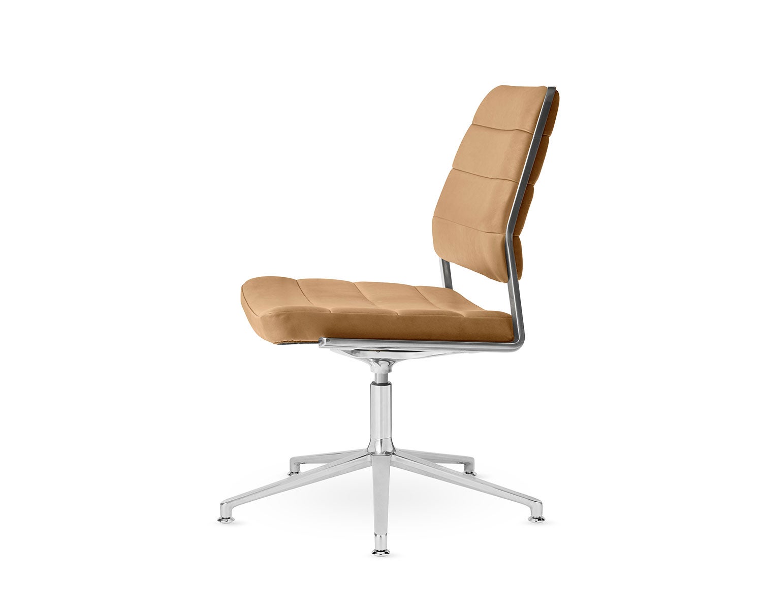 Vipp-454-Plus-Swivel-Chair-Camel-Leather-Gliders-1