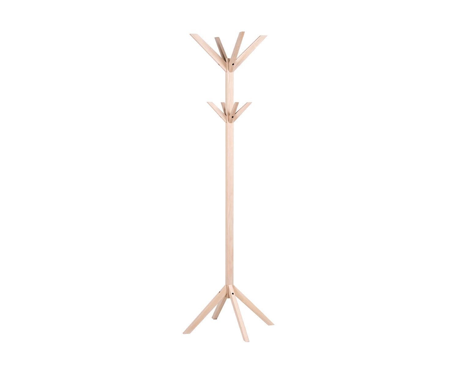 Confetti Klädhängare Vitpigmenterad Ek