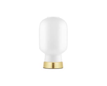 Amp-Bordslampa-White-Brass