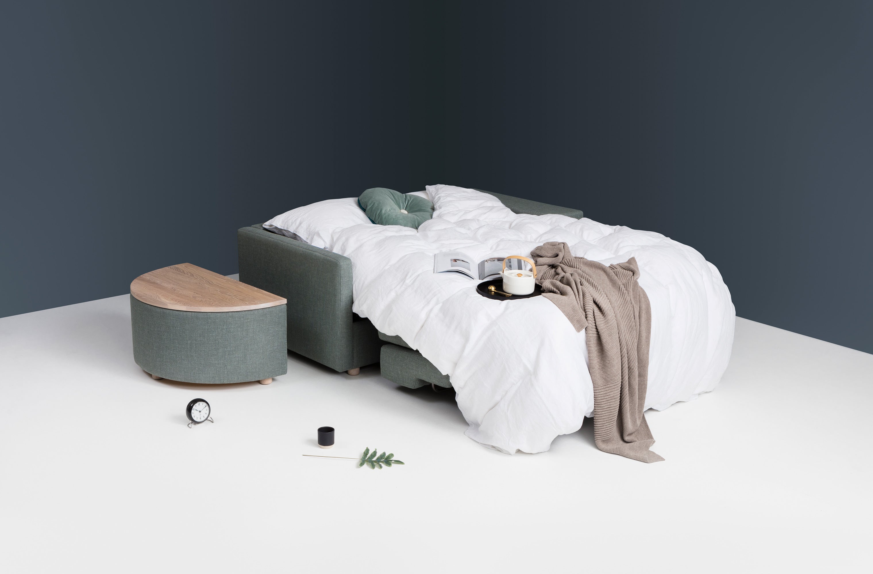 Bäddsoffa BEDinside 116. Armstöd SPACE