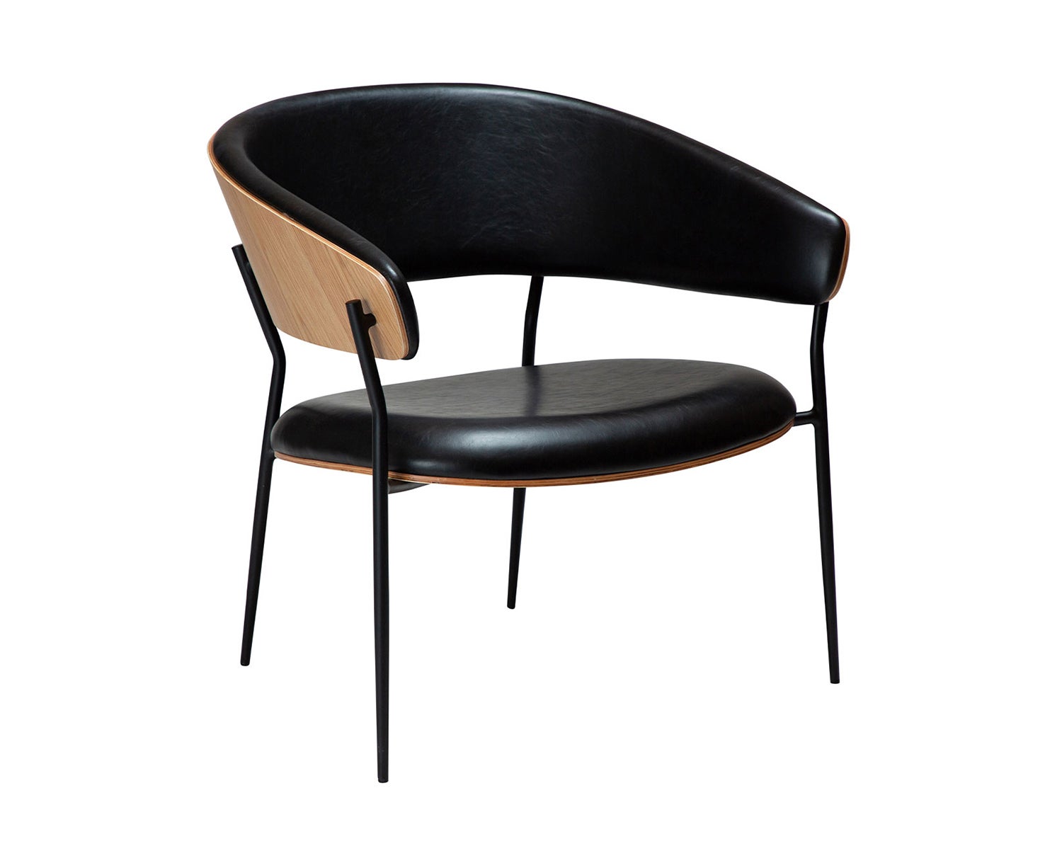 Dan-Form-Crib-Loungestol-Svart-Ek