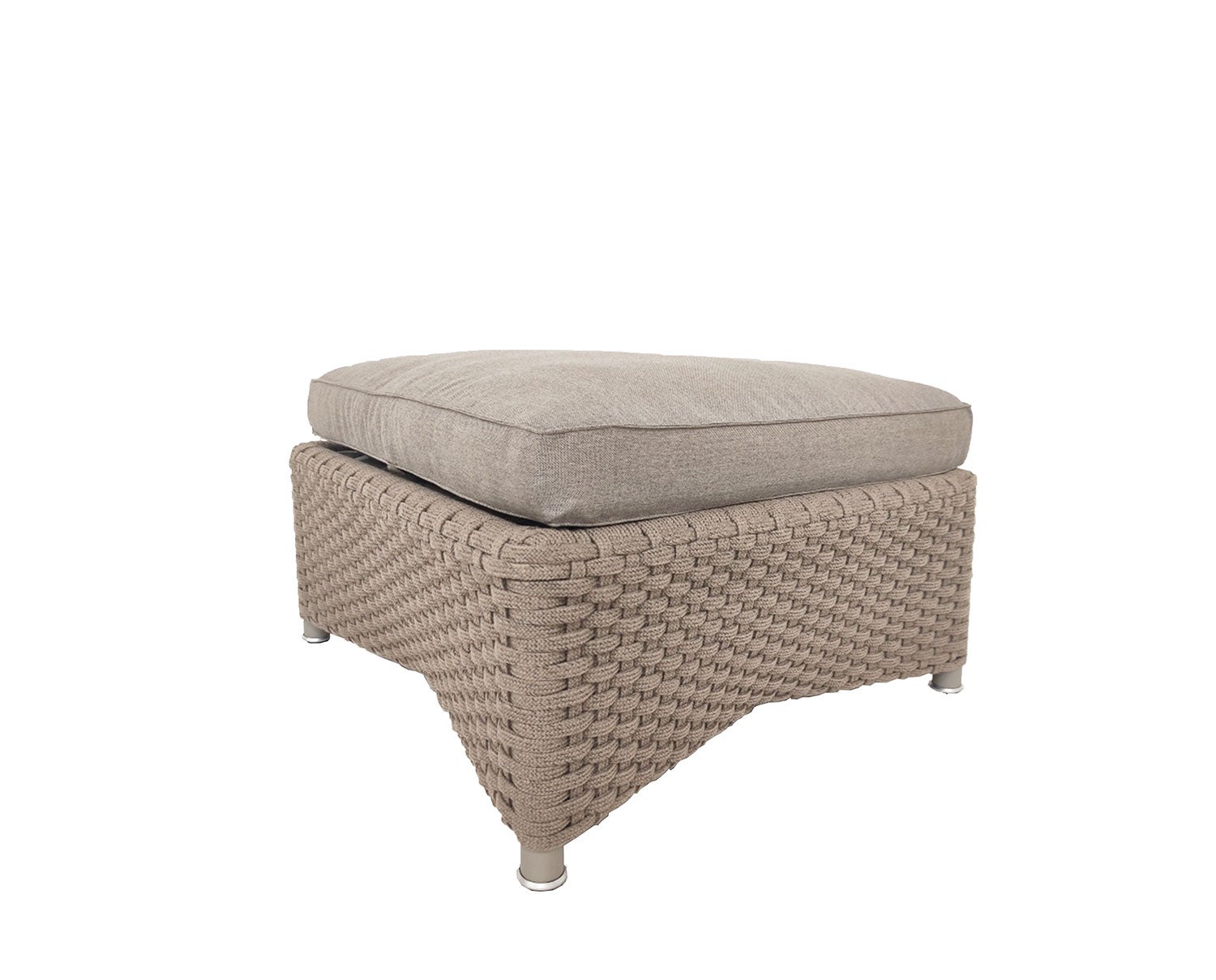 Diamond fotpall taupe