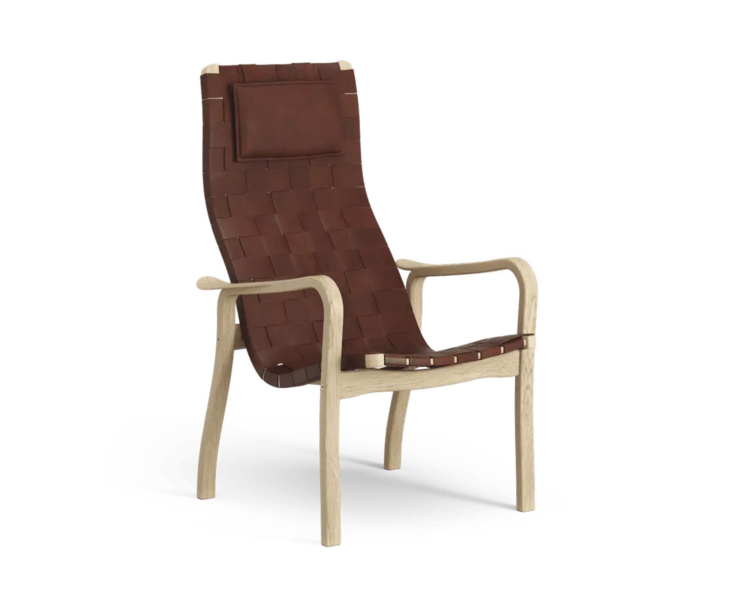 Swedese-Primo-High-Varnished-Oak-Strap-Leather-Brown-Red