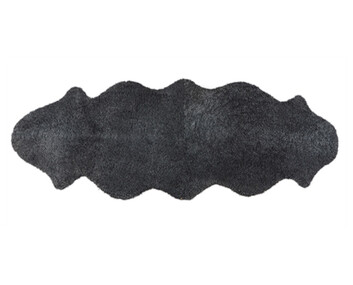 Ella Fårskinn 200x60 Svartgrafit