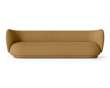 Rico Soffa 4-sits i tyget Wool Bouclé Sugar Kelp