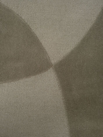 Struktur på Split Plains Matta i färgen Moss